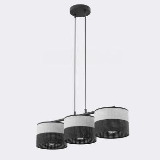 EMIBIG 1652/3 KARBON 3 BL GRAY LAMPA WISZĄCA