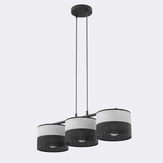 EMIBIG 1652/3 KARBON 3 BL GRAY LAMPA WISZĄCA