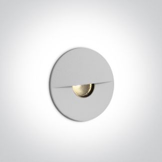 ONE LIGHT 68070/W/W Kavasila biay wpust ścienny LED 3000K 1W 350mA IP65