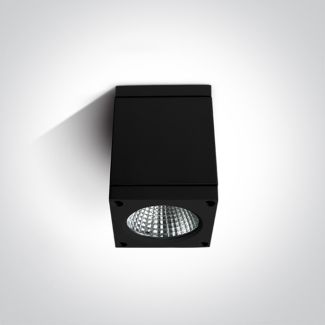 ONE LIGHT 67138D/B/W Apostoli czarna zewnętrzna oprawa sufitowa 3000K 6W IP54