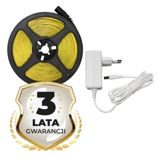 MILAGRO EKZ631 Zestaw Taśma COB 320/m 6000K IP20 5m + Zasilacz