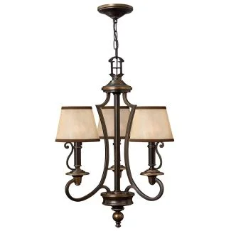 ELSTEAD PLYMOUTH HK/PLYMOUTH3 3Lt Chandelier