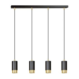 EMIBIG 817/4 LAMPA WISZĄCA FUMIKO 4 BL/GOLD