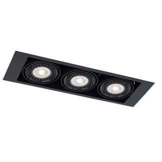 ANTIGO Lampa wpuszczana Muko 3 - Czarna 3314