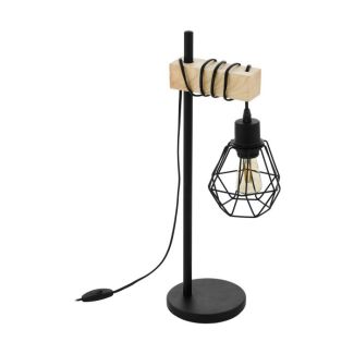 EGLO 43136 LAMPA TOWNSHEND 5 OPRAWA STOŁOWA TL/1 SCHWARZ/EICHE-OPTIK TOWNSHEND 5