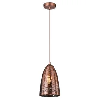 CANDELLUX 31-43313 SFINKS ZWIS 20 STOŻEK 1X60W E27 AŻUROWY MIEDZIANY