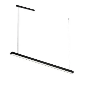 ANTIGO Lampa wisząca Hiate Line - Czarna (1500 mm) 4000K 1854