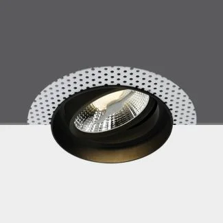 WYPRZEDAŻ ONE LIGHT 11110ATR/B Patras czarna wpuszczana oprawa typu downlight z oprawką GU10 R111