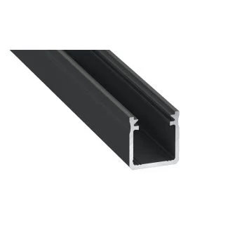 MILAGRO EKPR6336 PROFIL ALUMINIOWY CZARNY TYP Y 1m + KLOSZ MLECZNY