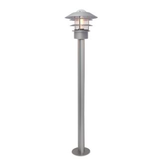 ELSTEAD Helsingor HELSINGOR-BOL-SL 1 Light Bollard Lantern - Silver