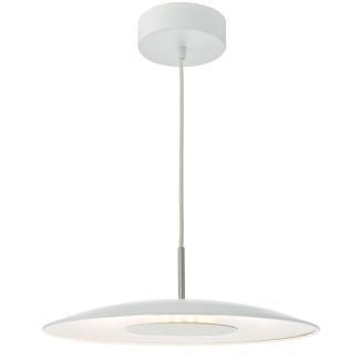 DAR ENO012 ENOCH PENDANT MATT WHITE LED DIM
