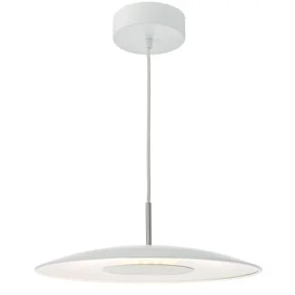 DAR ENO012 ENOCH PENDANT MATT WHITE LED DIM