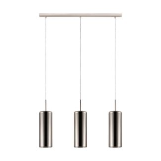 EGLO 98697 LAMPA SELVINO OPRAWA WISZĄCA HL/3 E27 NICKEL-M/GOLD-TRANSP.SELVINO
