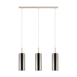 EGLO 98697 LAMPA SELVINO OPRAWA WISZĄCA HL/3 E27 NICKEL-M/GOLD-TRANSP.SELVINO