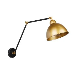 CANDELLUX 21-05915 TRUCK LAMPA KINKIET CZARNY+ZŁOTY 1X40W E27 KLOSZ ZŁOTY