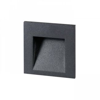 RENDL R12015 TESS SQ wpuszczana antracyt 230V LED 3W IP54 3000K