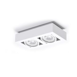 AZZARDO AZ4440 NIKEA 2 ES111 WH TECHNICAL EXPOSED DOWNLIGHT WHITE