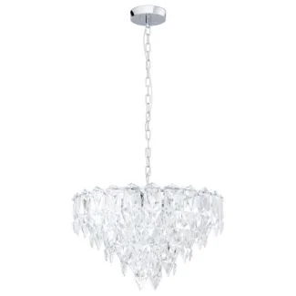 EGLO 39724 LAMPA CARVARIO OPRAWA WISZĄCA HL/10 E14 CHROM/KLAR CARVARIO