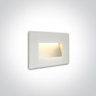 ONE LIGHT 68076/W/W Levidi szklany wpust ścienny SMD LED 3000K 4W IP65 AC LED