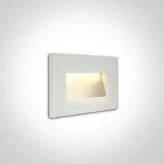 ONE LIGHT 68076/W/W Levidi szklany wpust ścienny SMD LED 3000K 4W IP65 AC LED