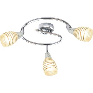 CANDELLUX 98-55705 JUBILAT SPIRALA 3X40W E14 CHROM