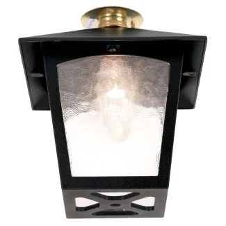 ELSTEAD BL6C-BLACK Plafon ogrodowy York - 1 PŁ