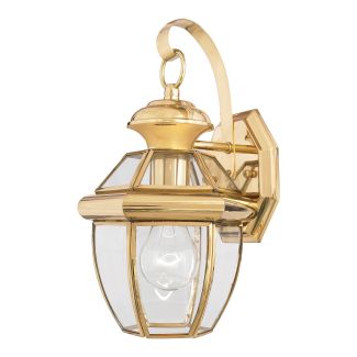 ELSTEAD Newbury QZ-NEWBURY2-S-PB 1 Light Small Wall Lantern