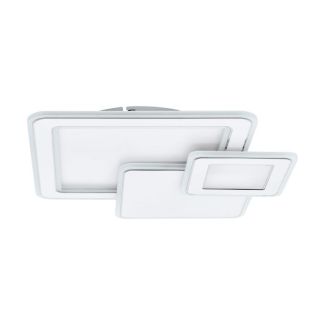 EGLO 99398 LAMPA MENTALURGIA OPRAWA ŚCIENNA / SUFITOWA LED-DL ECKIG WEISS/CHROM MENTALURGIA