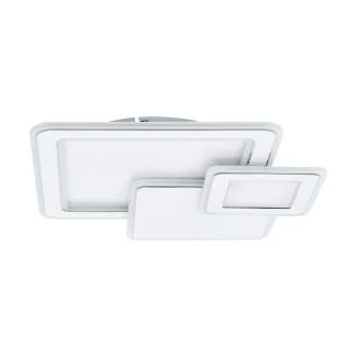 EGLO 99398 LAMPA MENTALURGIA OPRAWA ŚCIENNA / SUFITOWA LED-DL ECKIG WEISS/CHROM MENTALURGIA