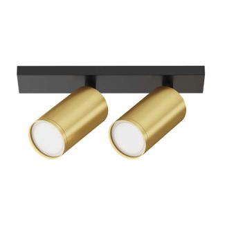 MAYTONI C051CL-U-02BMG FOCUS S lampa sufitowa czarny,złoty