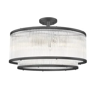 ZUMALINE C0528-06H-P7AC SERGIO LAMPA SUFITOWA CZARNA/BLACK