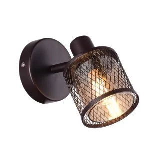 CANDELLUX 91-81377 LAMPA KINKIET CANABERA KAWOWE ZŁOTO 1X40W E14 KLOSZ BURSZTYNOWY