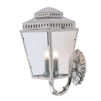 ELSTEAD Mansion House MANSION-HOUSE-WB1-PN 3 Light Wall Lantern - Polished Nickel