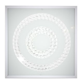 CANDELLUX 10-60662 LUX PLAFON 29X29 16W LED 6500K BIAŁY PODWÓJNY RING
