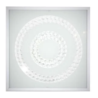 CANDELLUX 10-60662 LUX PLAFON 29X29 16W LED 6500K BIAŁY PODWÓJNY RING