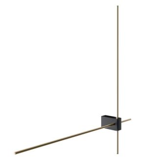 MAYTONI Pars C070WL-L12GB3K Lampa ścienna - kolor Czarny,Złoty