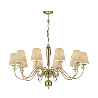 ANTIGO Lampa wisząca Lilosa 10 - Mosiądz polerowany (970 mm) 8683