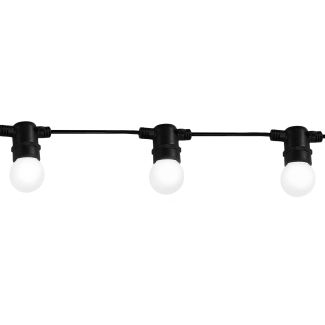 POLUX 310330 girlanda oświet. Party M2 6,2 m+10xG45 36V E27 6W 3000K mleczny komplet