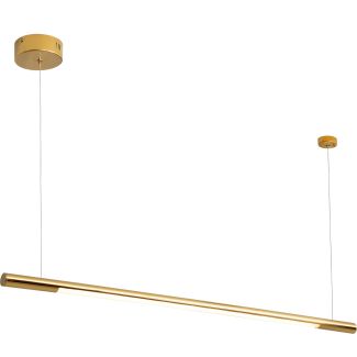 MAXLIGHT P0356D LAMPA WISZĄCA ORGANIC HORIZON 100CM ZŁOTA ŚCIEMNIALNA