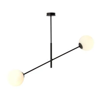 EMIBIG 1169/2 LAMPA SUFITOWA LINEAR 2 BLACK/OPAL