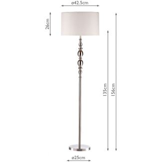DAR MAD4946 MADRID BALL FL SAT CHR CW SHADE