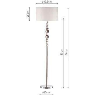 DAR MAD4946 MADRID BALL FL SAT CHR CW SHADE