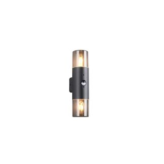 TRIO HOOSIC - CZUJNIK RUCHU 222260232 LAMPA ZEWNĘTRZNA ŚCIENNA czarny