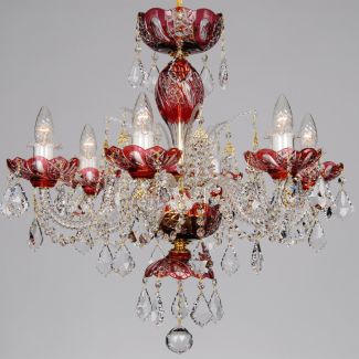 ECRYSTAL ZYR-06 Galaxy-red SP (SPECTRA Swarovski)