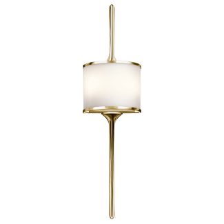 ELSTEAD Mona KL-MONA-L-PB 2 Light Wall Light - Polished Brass