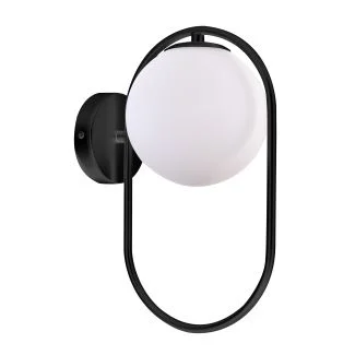CANDELLUX 21-10179 CORDEL KINKIET 1X28W G9 RING CZARNY