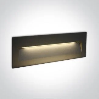 ONE LIGHT 68068C/AN/W Lapas 2 wpust ścienny antracyt LED 3000K 6W IP65