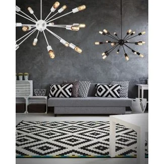 AZZARDO 40446-18-BK / AZ1657 Orbit (black) Lampa wisząca