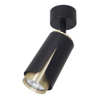 MILAGRO ML0264 FLOWER BLACK GOLD SPOT 1xGU10