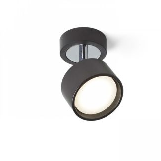RENDL R11773 PIXIE kierunkowa czarna chrom 230V GX53 7W
